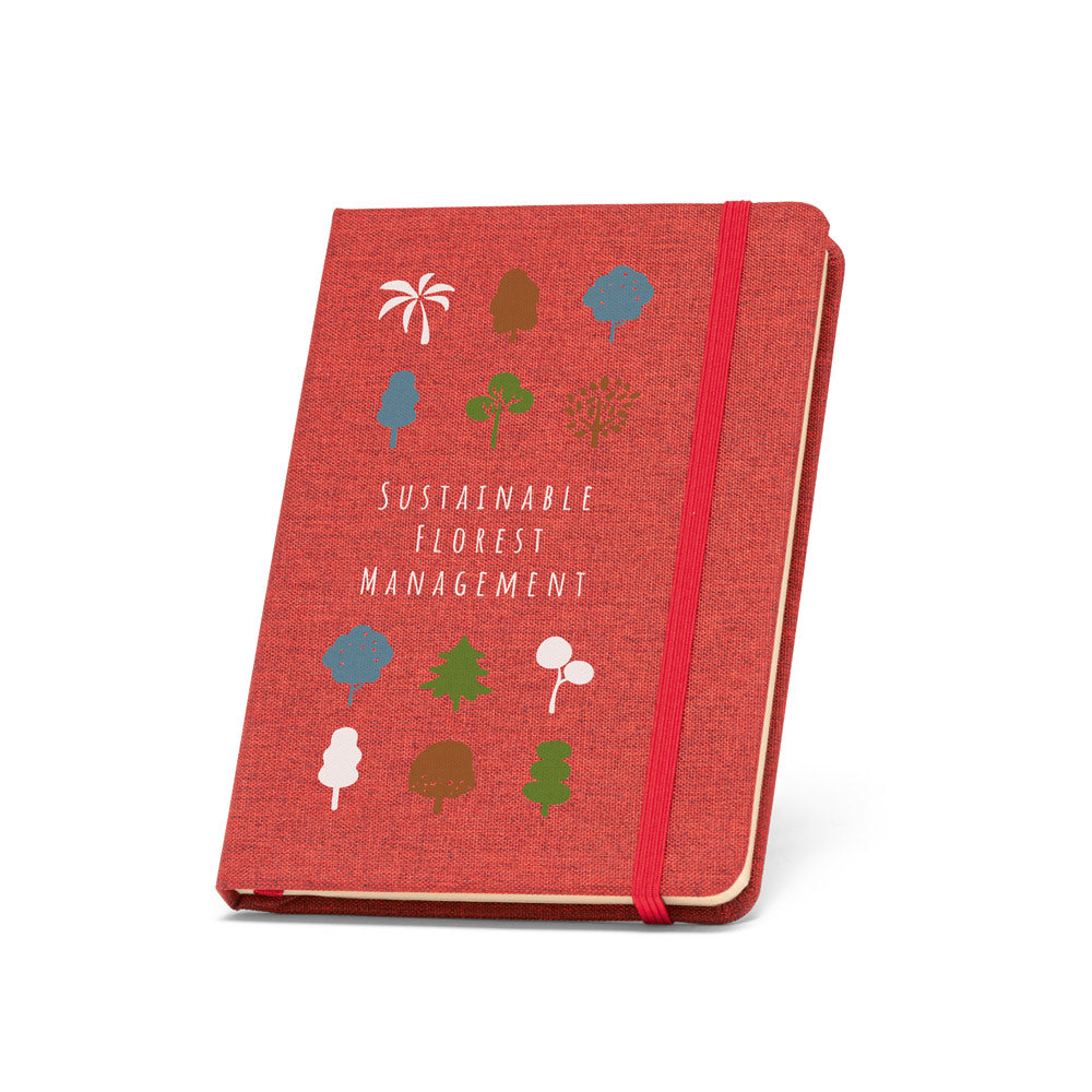 BOYD - Caderno A5 Capa de rPET Capa Dura - 14x21cm - REF. 53630 &