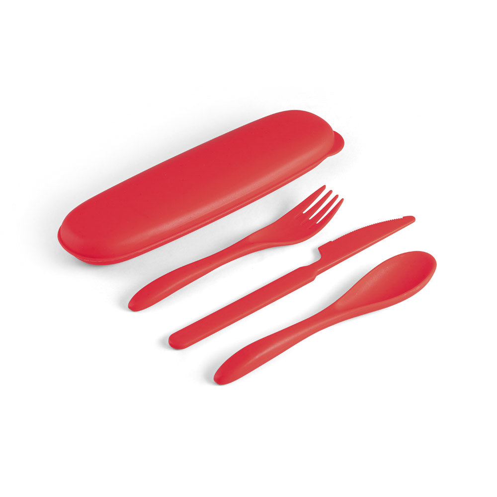 TAHINI - Kit 3 Talheres em Fibra de Bambu - Ref. 94055