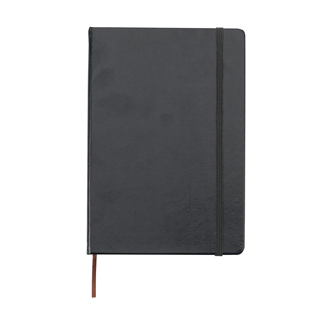NUNES - Caderno A5 Folhas Lisas Couro Sint. - Ref. 03005