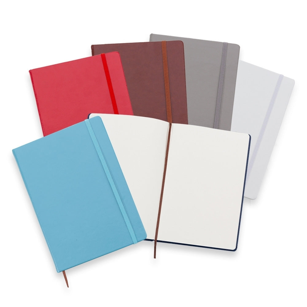 NUNES - Caderno A5 Folhas Lisas Couro Sint. - Ref. 03005