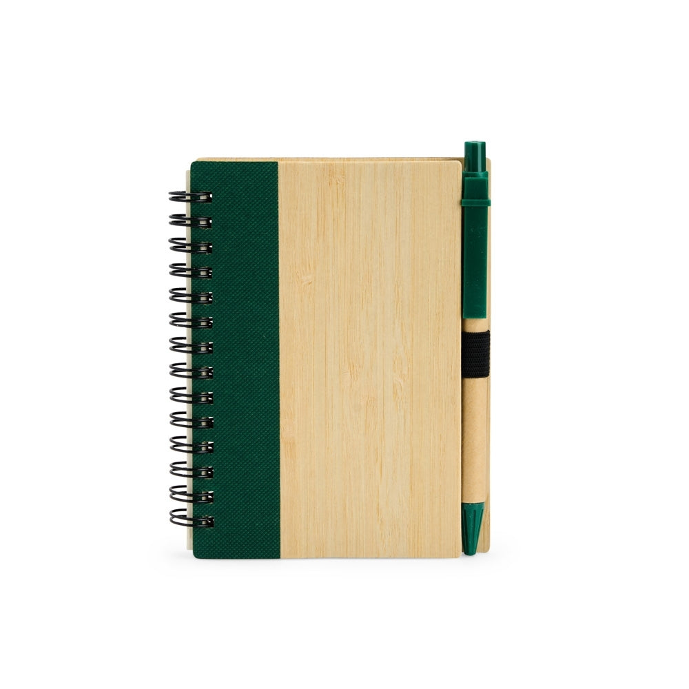 ADRILLES - Caderno Pequeno A6 Bambu com Caneta Kraft - Ref. 18937
