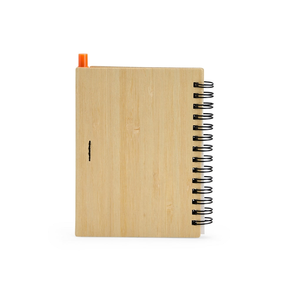 ADRILLES - Caderno Pequeno A6 Bambu com Caneta Kraft - Ref. 18937