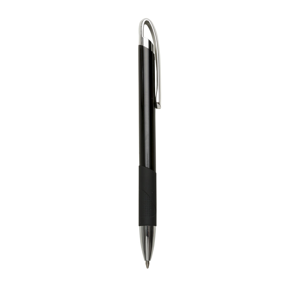 CARTUM - Caneta de Metal Personalizada e Detalhe Emborrachado - Ref. 120B1