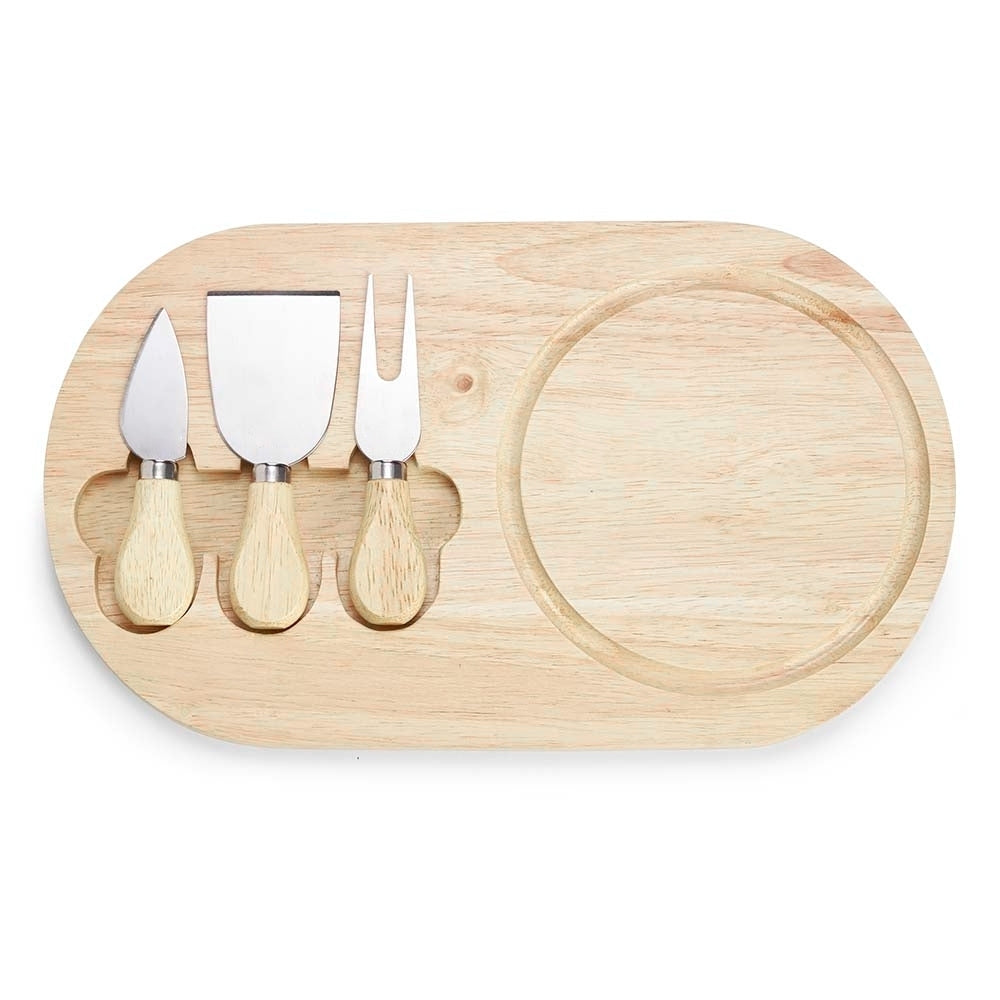 REGGIANO - Kit Queijo Magnético 4 Peças com Tábua - Ref. 03222B