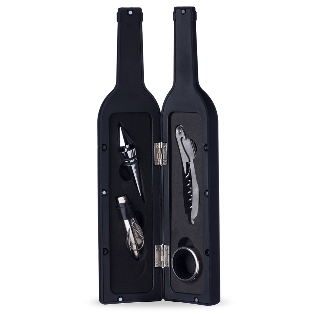FLEMING - Kit de Acessórios de Vinho 4 Peças - Ref. 12384