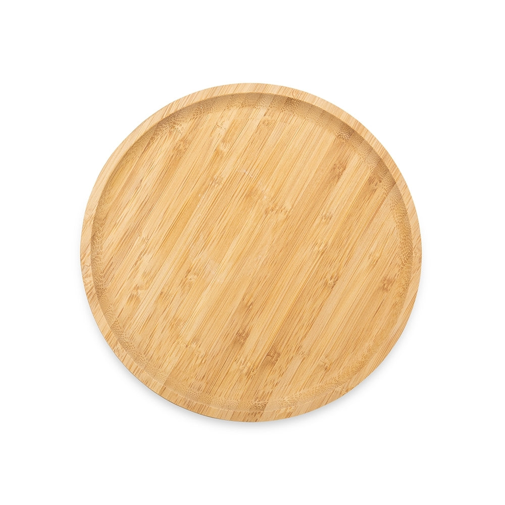 TOMSONS 25 - Petisqueira Bandeja Bambu Redonda 25cm - Ref. 18611