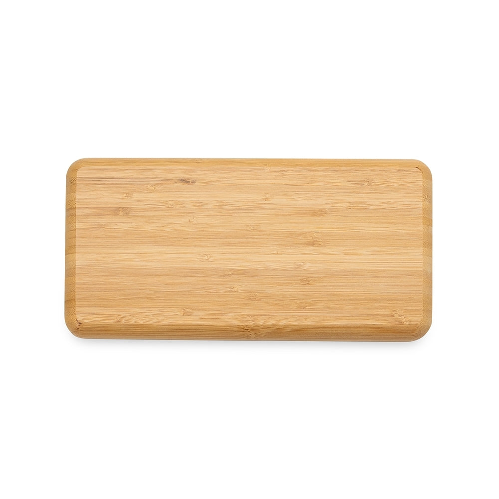 SMITHERS II - Petisqueira Travessa Retangular em Bambu 26x13cm - Ref. 18616