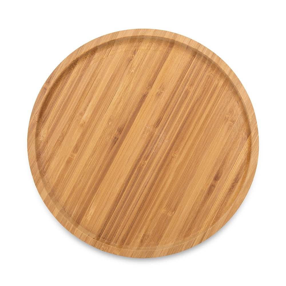 TOMSONS 30 - Petisqueira Bandeja Bambu Redonda 25cm - Ref. 18612