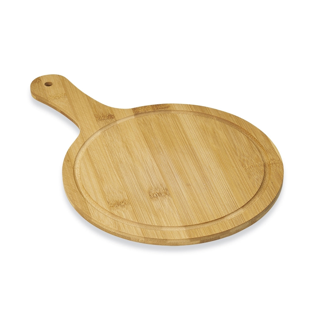 KADA II - Tábua de Carne, Pizza ou de Corte Redonda com Cabo - 24x36cm - Ref. 18664M