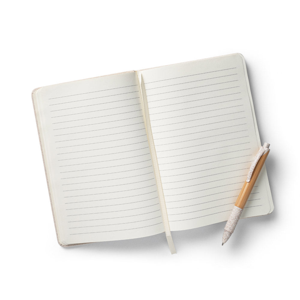 NERVAL - Caderno Capa Dura de Tecido - 14x21cm - REF. 93270 &