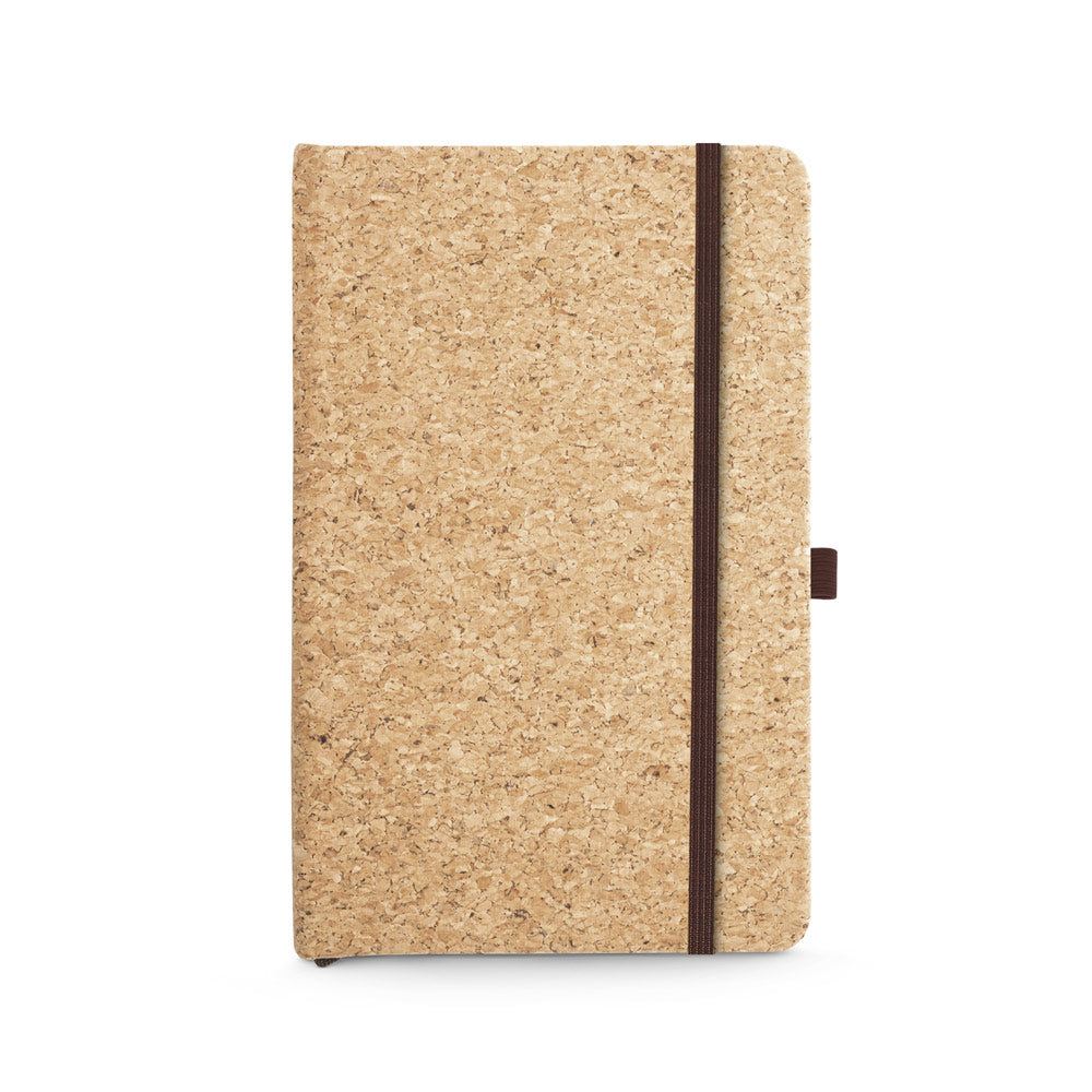 RUSHDIE A5 - Caderno Capa Dura Cortiça com Suporte de Caneta - Ref. 53807
