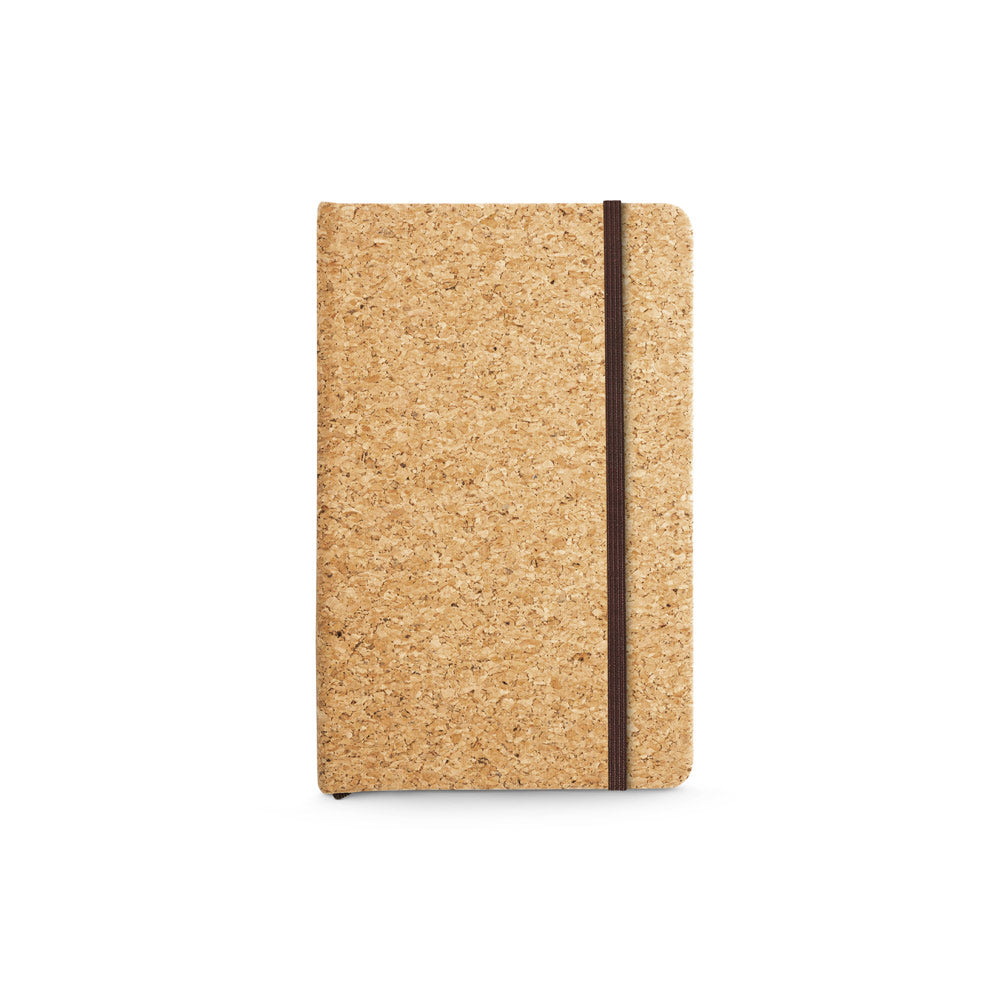 RUSHDIE A6 - Caderno Capa Dura Cortiça com Suporte de Caneta Sem Pauta - Ref. 53808