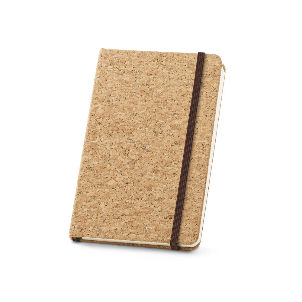 RUSHDIE A6 - Caderno Capa Dura Cortiça com Suporte de Caneta Sem Pauta - Ref. 53808