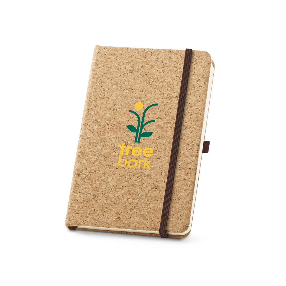 RUSHDIE A5 - Caderno Capa Dura Cortiça com Suporte de Caneta - Ref. 53807