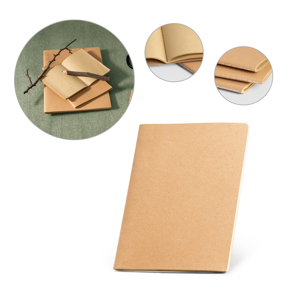 ALCOTT A4 II - Caderno Brochura Folhas Kraft Lisas A4 - Ref. 53625
