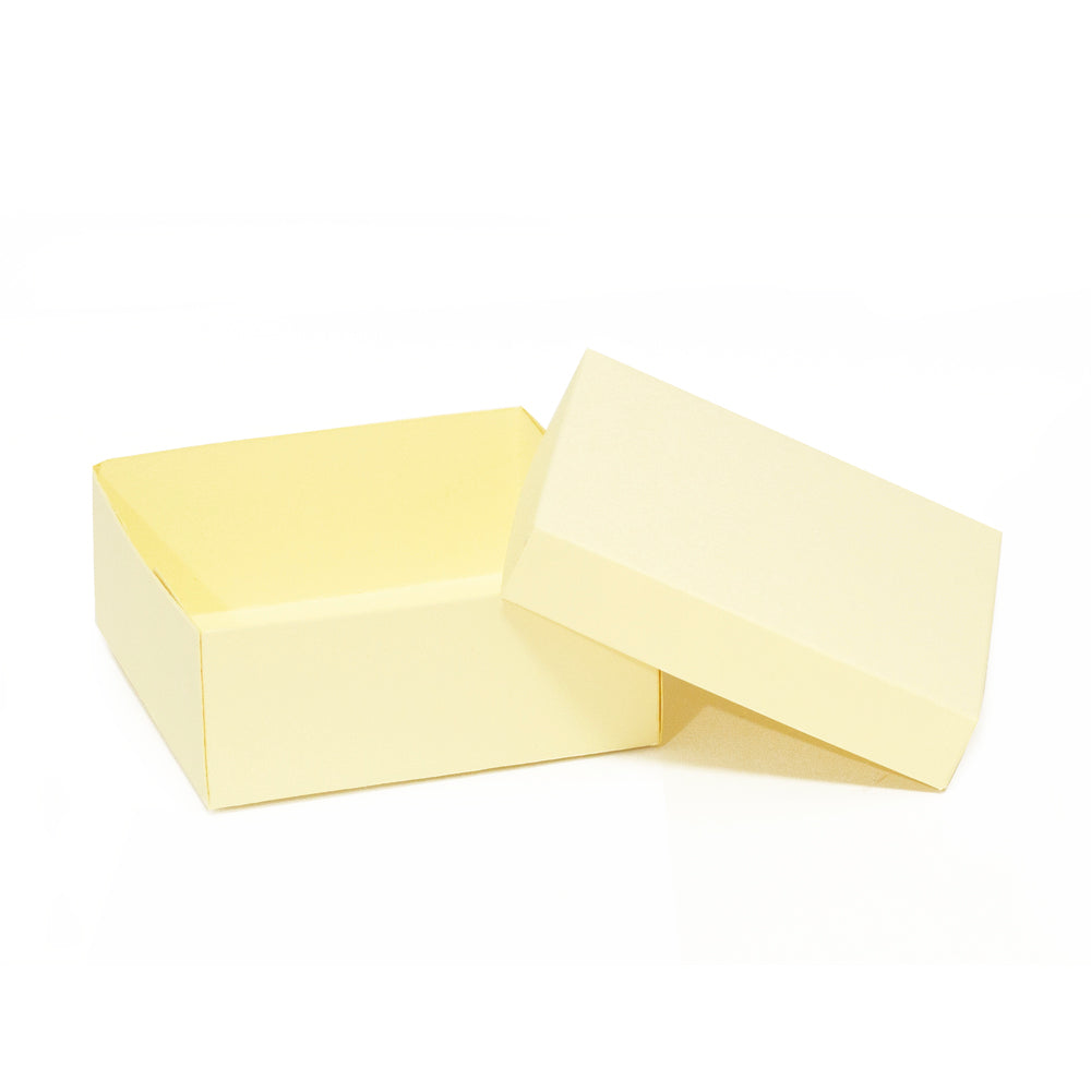 Caixa de Papel 8,5x8,5cm - LISA - Tampa Solta - Pacote c/ 50
