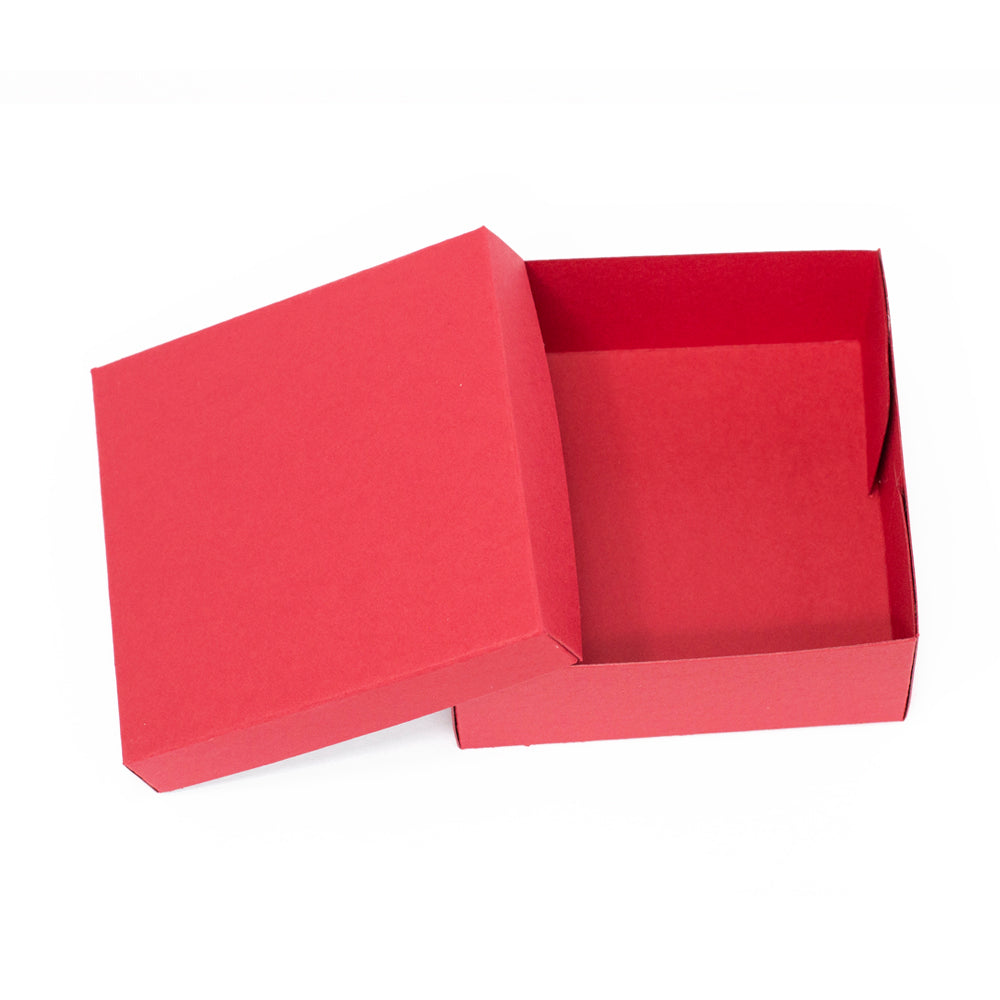 Caixa de Papel 8,5x8,5cm - LISA - Tampa Solta - Pacote c/ 50