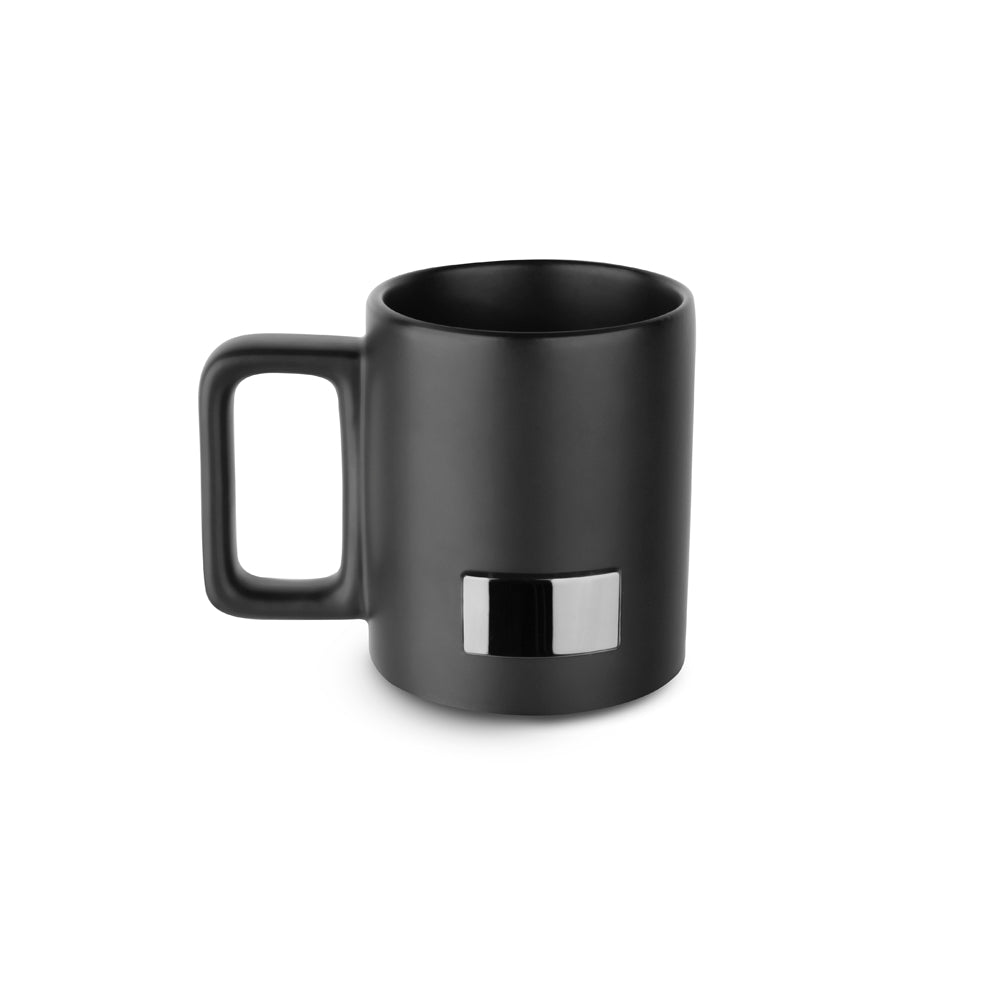 Kit Escritório com Caderno, Caneta, Chaveiro Metálico e Caneca em Cerâmica - Ref. CJ415