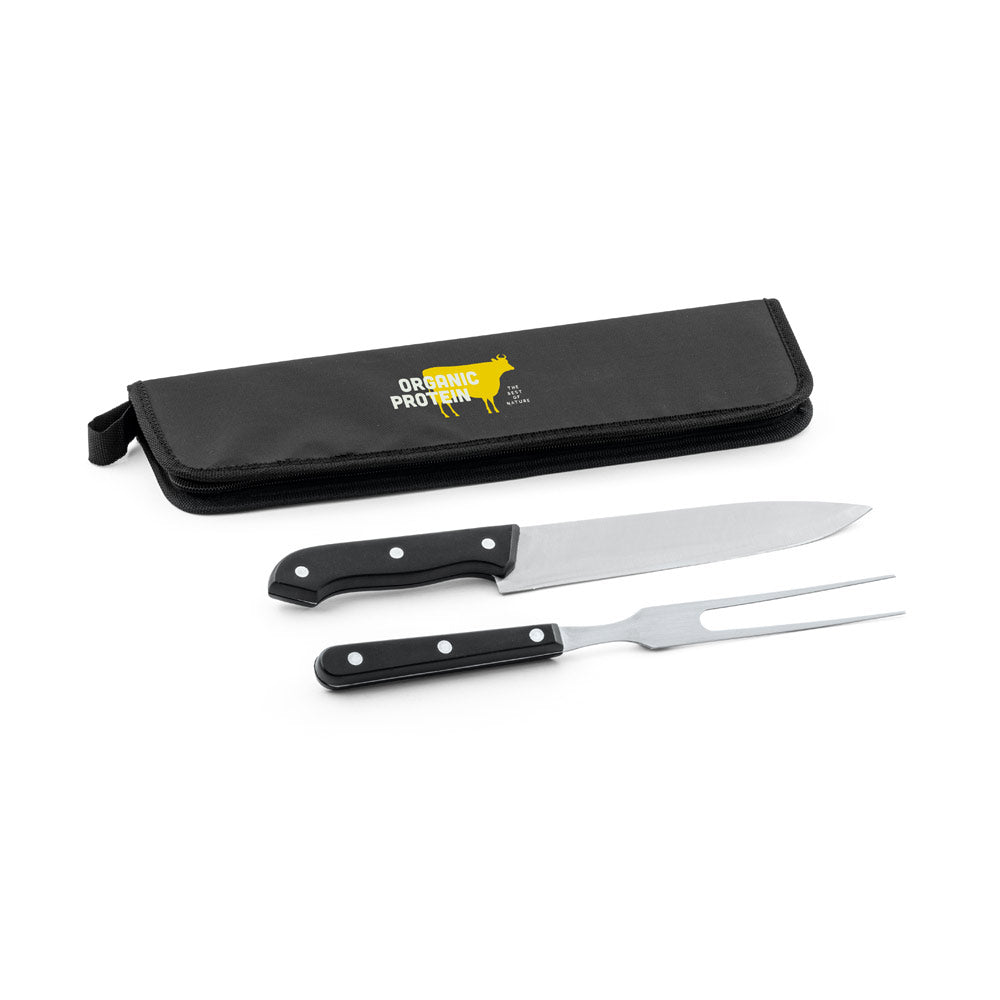 JULLEMIER - Kit Churrasco Case Nylon 2 Peças - Ref. 94137