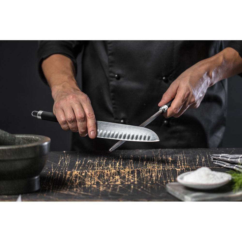 VALASTRO - Kit Churrasco Maleta Preta e 5 Peças Aço Inox - Ref. 94109