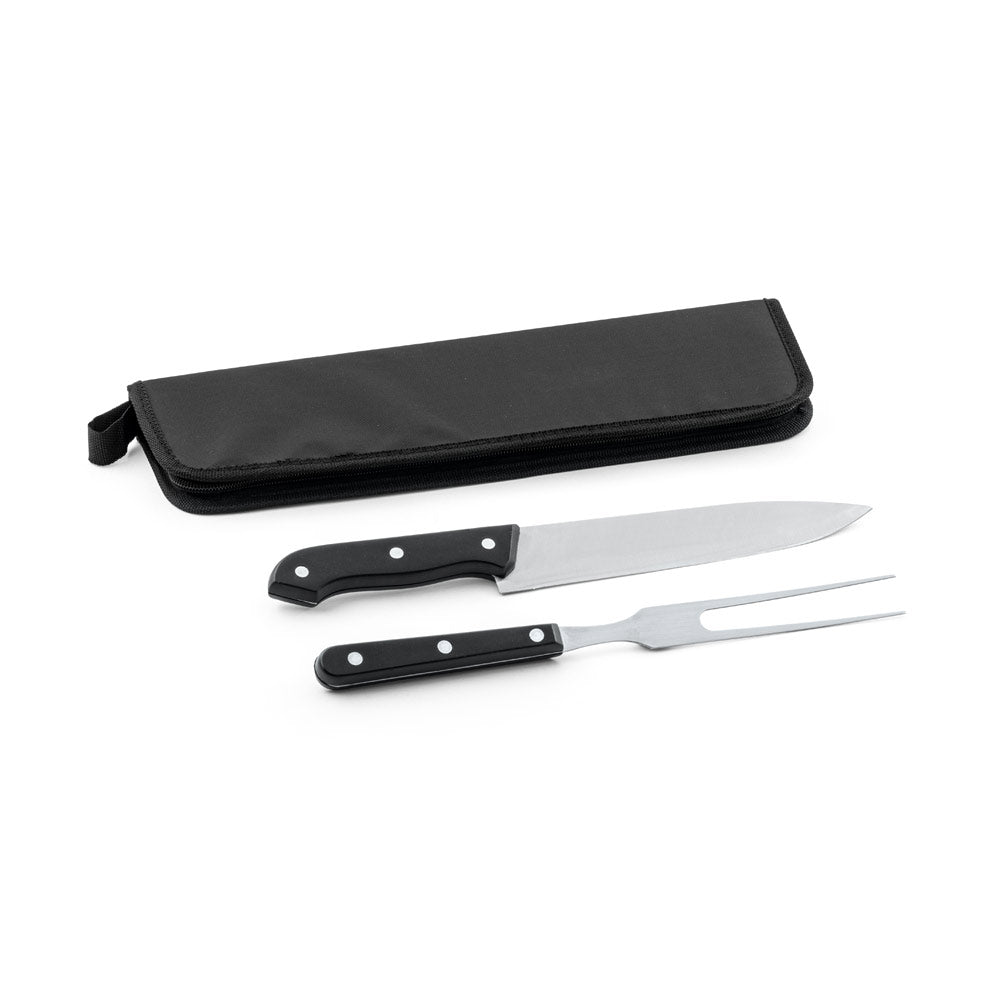 JULLEMIER - Kit Churrasco Case Nylon 2 Peças - Ref. 94137