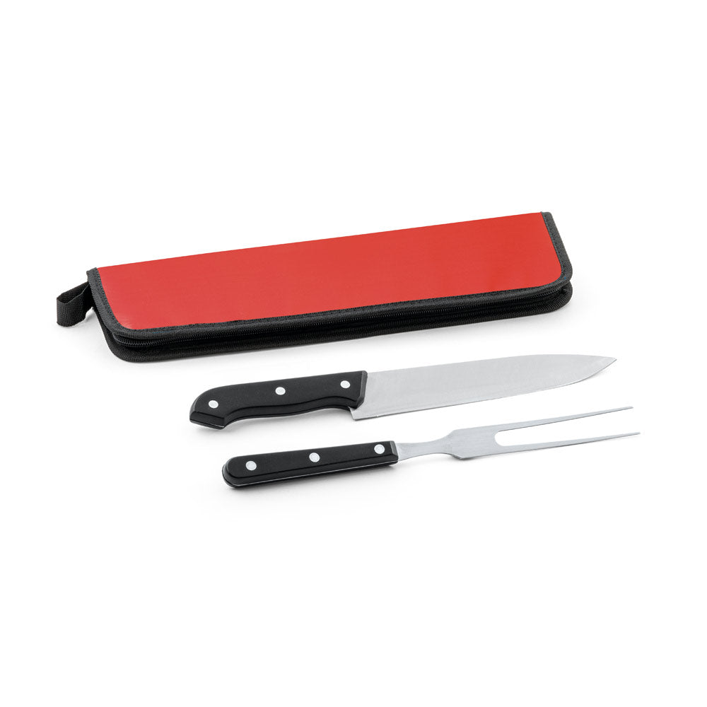 JULLEMIER - Kit Churrasco Case Nylon 2 Peças - Ref. 94137