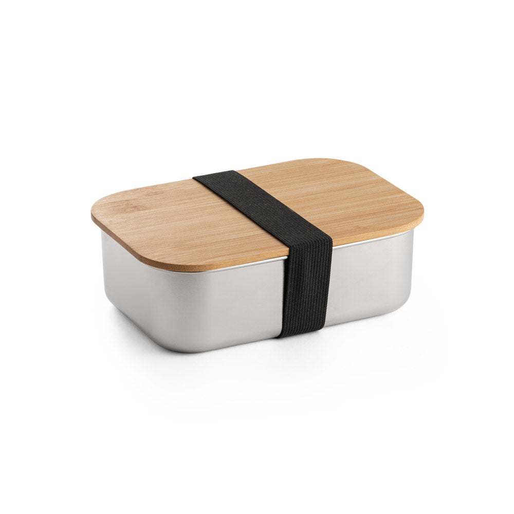 SHINO - Marmita em Aço Inox e Tampa de Bambu - 800ml - Ref. 94025