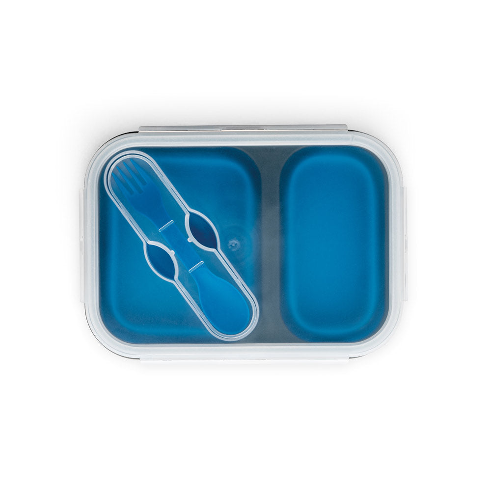 DILL - Marmita Hermética Retrátil em Silicone 2 Compartimentos - Ref. 93848