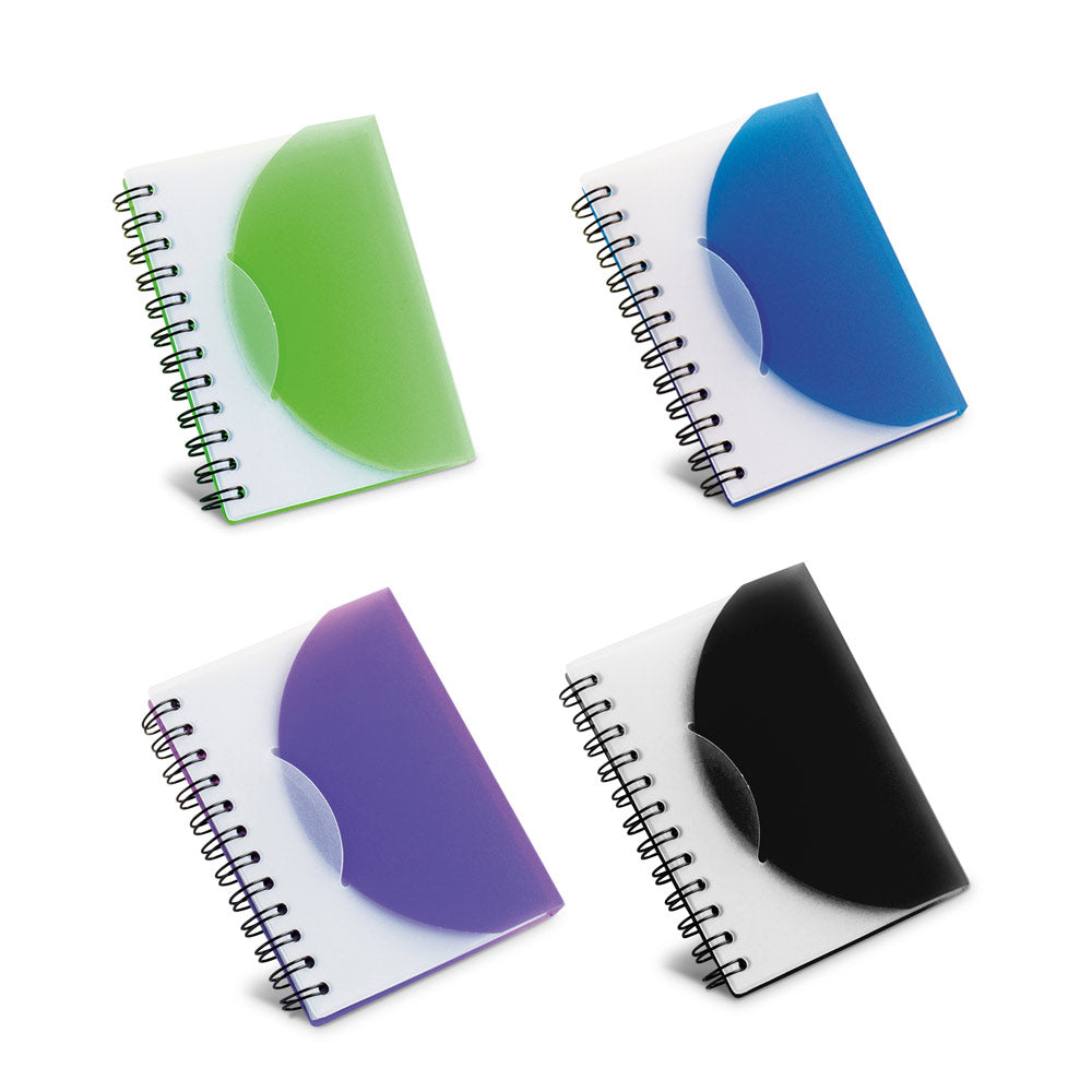 MILTON - Caderno A7 Capa Plástica Folhas Lisas - Ref. 93476