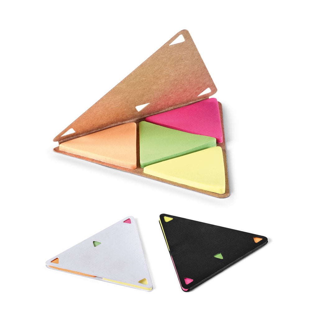 FAULKNER - Bloco Triangular Auto Adesivo Colorido - Ref. 93794