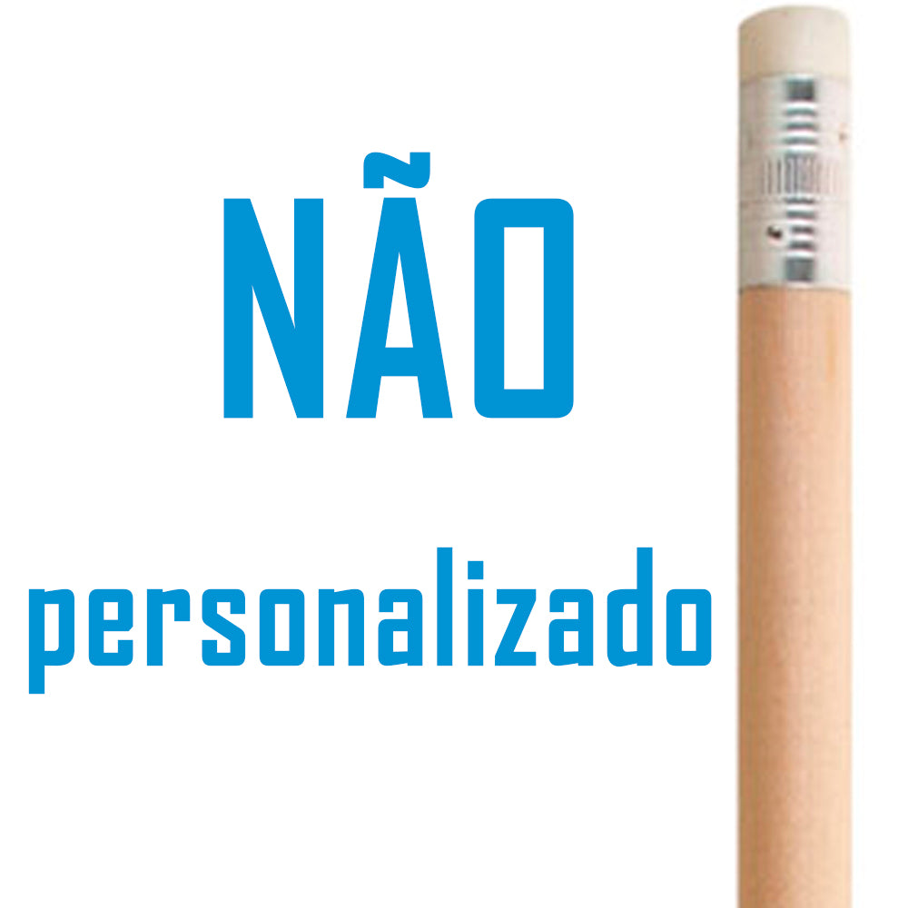 BARTER - Mini Lápis Ecológico com Borracha - 51759 | Lotes de 25 a 10.000 peças