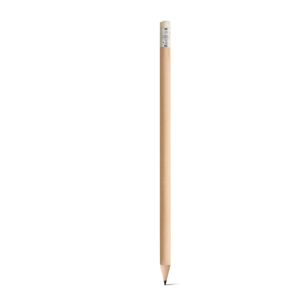 CORNWELL - LÁPIS ECOLÓGICO COM BORRACHA - 51716 | Lotes de 25 a 10.000 peças