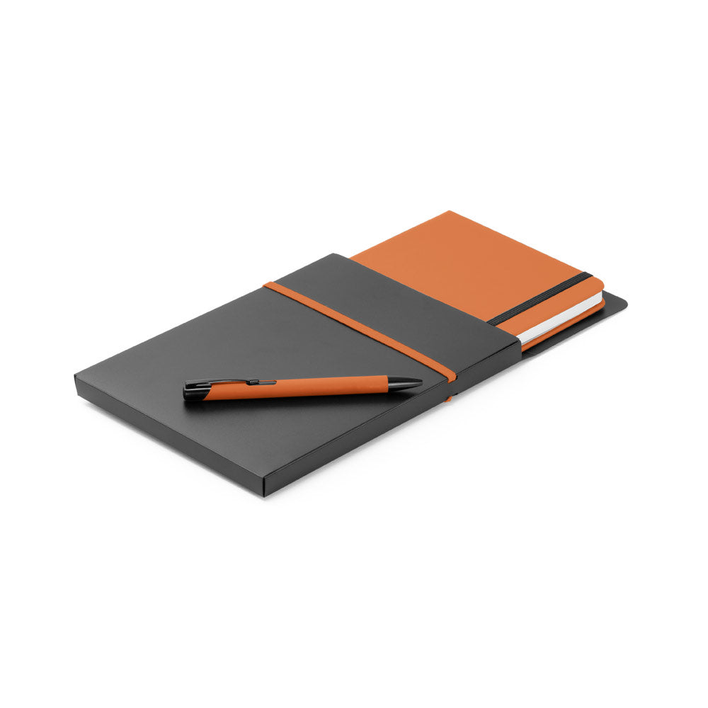 SHAW - Kit Caderno e Caneta - 14 x 21 cm - 93795 | Lote de 10 a 500 peças
