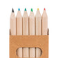 BIRD - Caixa de Mini Lápis de Cor c/ 6 - 51750  | Lotes de 10 a 10.000 peças