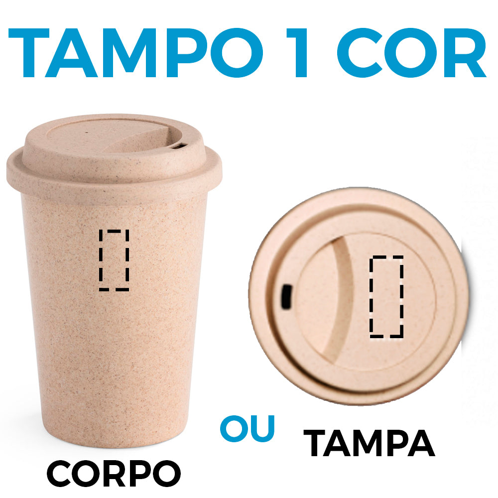 TISANA - Copo de Bambu para Viagem - 450 ML - 94636