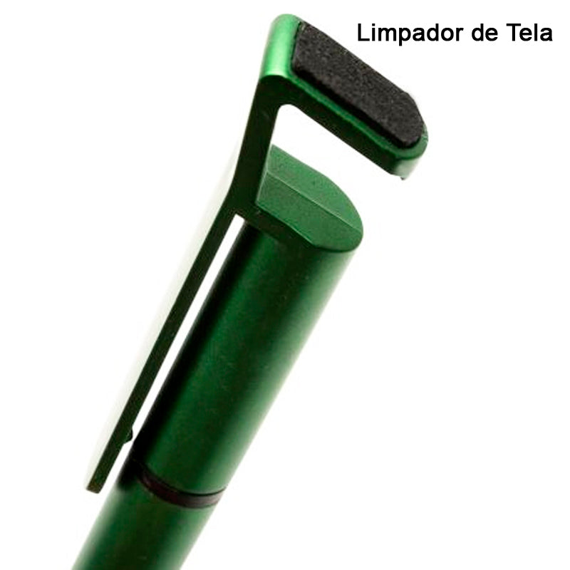 Caneta 4 em 1 - Porta Celular, Touch Screen, Limpador e Caneta - 708