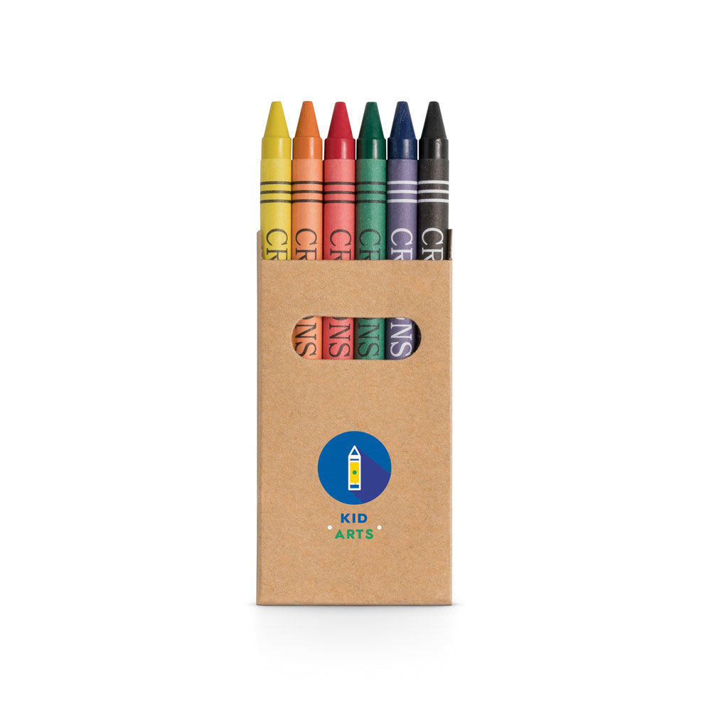 EAGLE - Caixa de Giz de Cera c/ 6 - 51754 | Lotes de 10 a 10.000 peças
