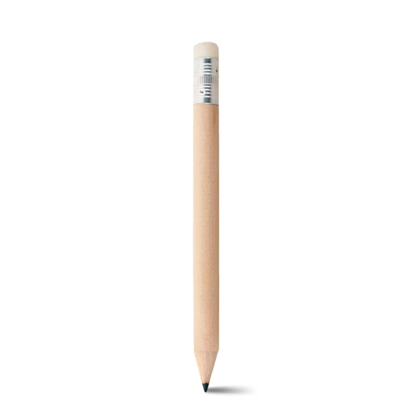 BARTER - Mini Lápis Ecológico com Borracha - 51759  | Lotes de 25 a 10.000 peças