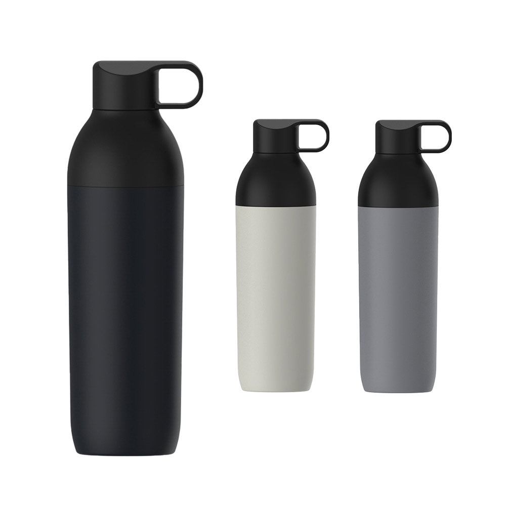 KUNZE - Garrafa e Copo Térmico 2 em 1 em Aço Inox 600 ml - Ref. 44004