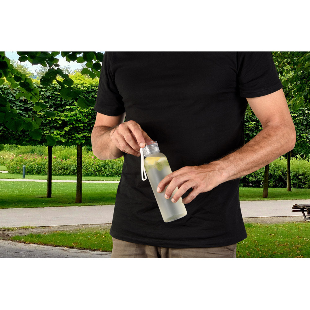 CARGNIN - Squeeze Esportivo em PET 100% Reciclado Fosco 600ml - Ref. 54299