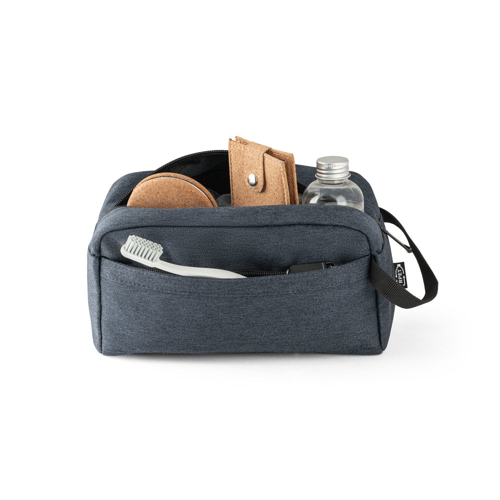 REPURPOSE BAG - Necessaire em Poliéster Reciclado  22 x 12 x 11 cm  - Ref. 92078