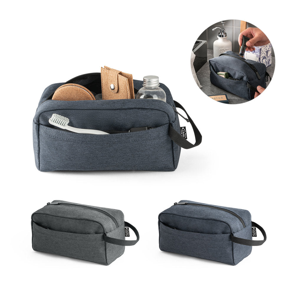 REPURPOSE BAG - Necessaire em Poliéster Reciclado  22 x 12 x 11 cm  - Ref. 92078