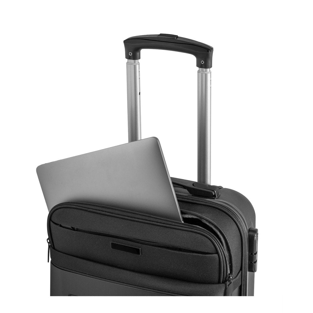 COIMBRA - Mala de Viagem Executivo em ABS e 600D Personalizada - 32 x 54 x 21 cm - 33l - Ref. 92090