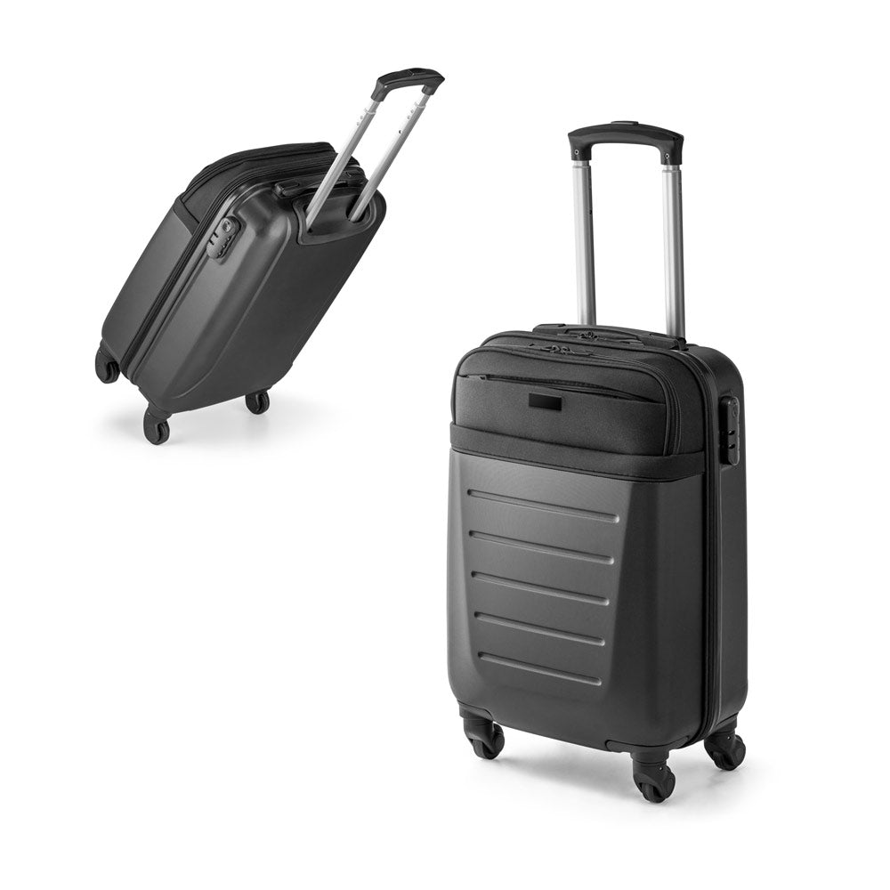 COIMBRA - Mala de Viagem Executivo em ABS e 600D Personalizada - 32 x 54 x 21 cm - 33l - Ref. 92090