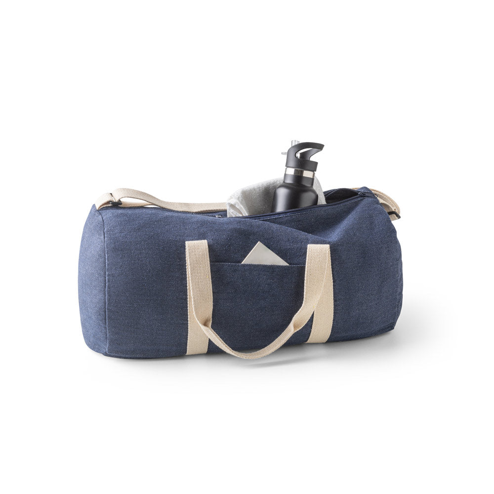 DENIM BAG - Bolsa Esportiva ou Viagem em Denim Reciclado Personalizada - 25l - REf. 92095