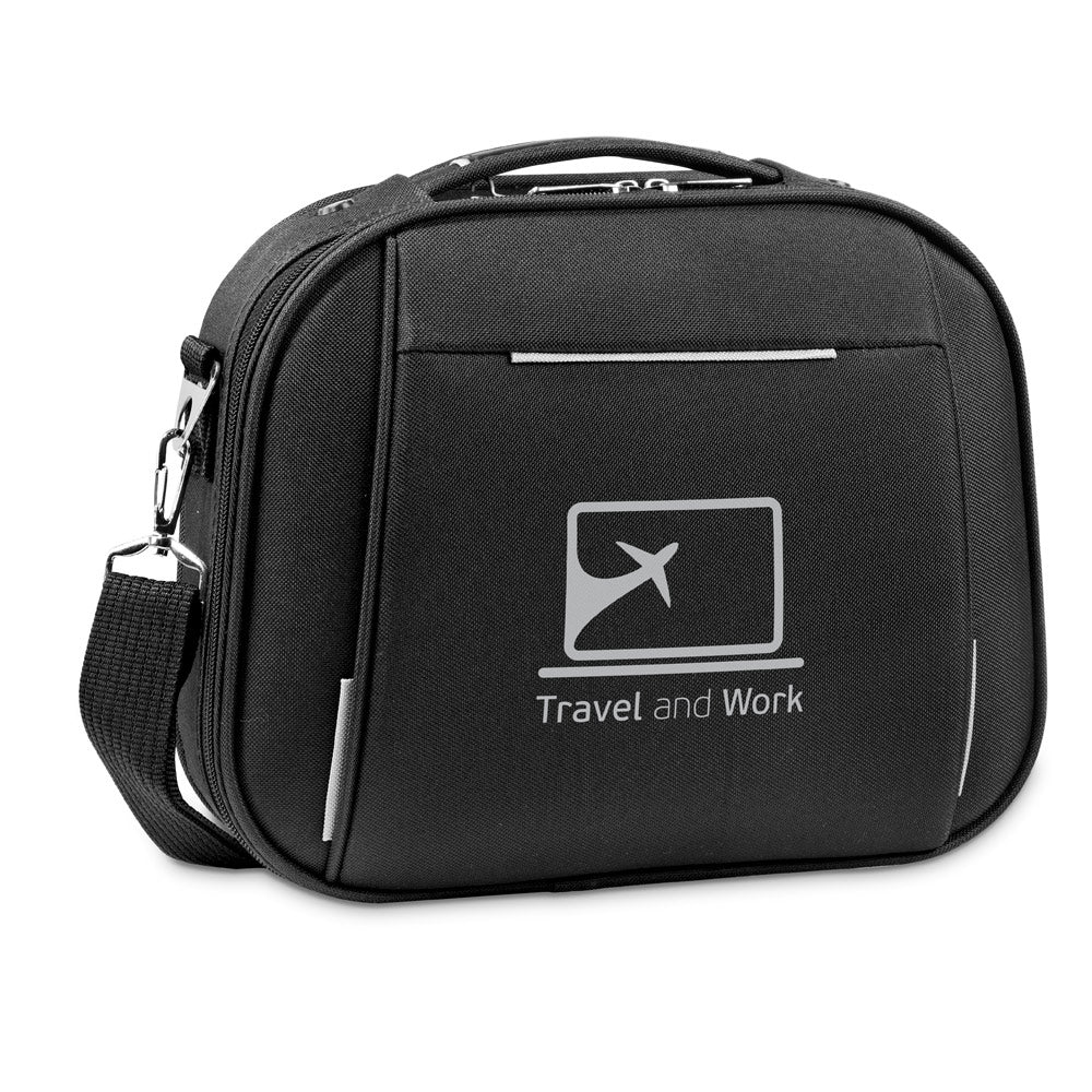 KATHRINE - Frasqueira de Viagem em 600D e EVA Personalizada - 30,5 x 25 x 8,5 cm - Ref. 92125