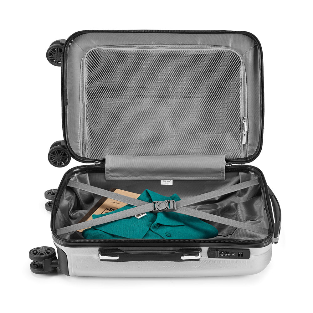 BRUGES 33L - Mala de Viagem Executivo em ABS e PET - 33,5 x 54 x 22,5 cm - 33l - Ref. 92159