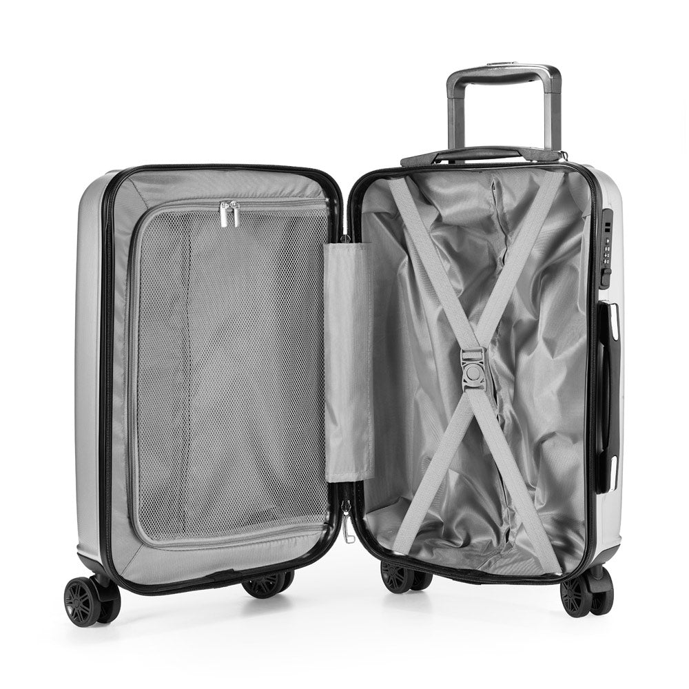 BRUGES 33L - Mala de Viagem Executivo em ABS e PET - 33,5 x 54 x 22,5 cm - 33l - Ref. 92159