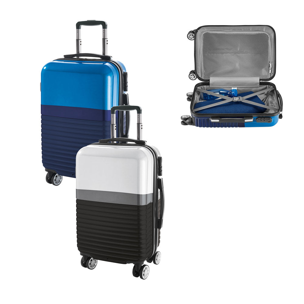 PERTH - Mala de Viagem Executivo em ABS e PC Personalizada - 33,5 x 55 x 23 cm - 33l - Ref. 92160