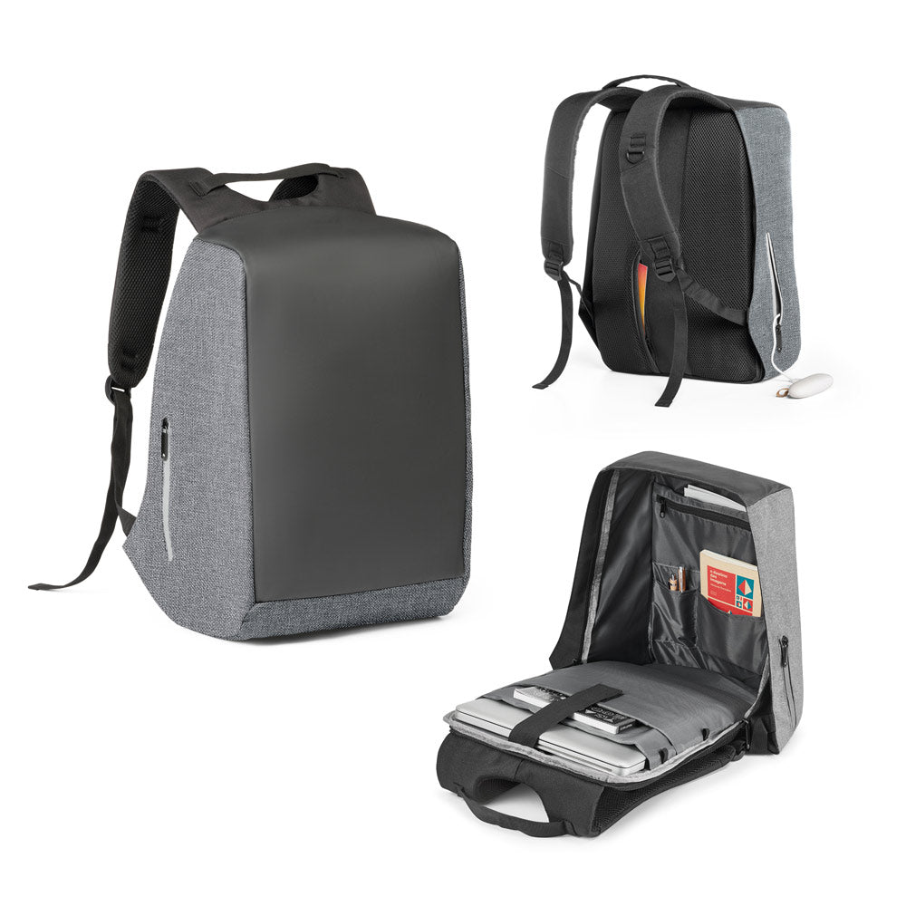 AVEIRO - Mochila para Notebook 15.6" com Sistema Antirroubo Personalizada - 25l - Ref. 92167